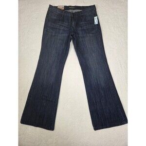 Old Navy Jeans Womens 6 Blue Diva Low Rise Stretch Bootcut Flared Leg Denim